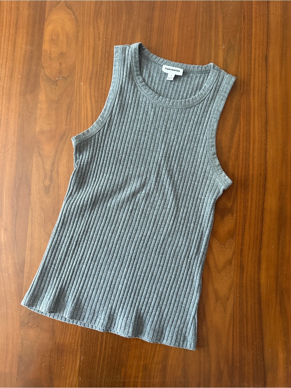 Frank and oak grey tank